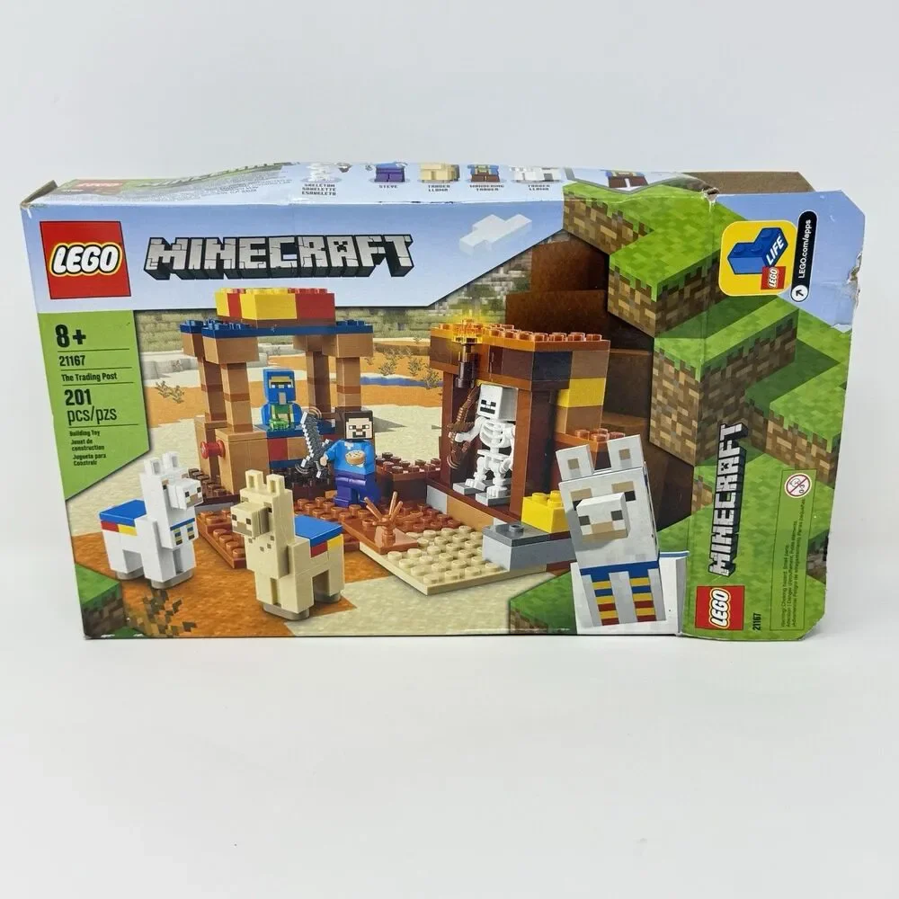 LEGO Minecraft The Trading Post 21167 Complete Set